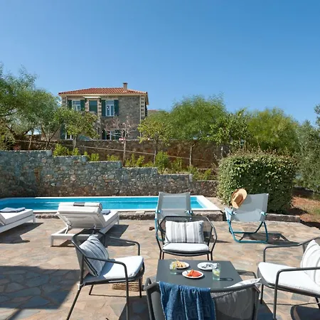 Villa Stunning Messinia - Platinum Private Pool Sea View - Private Pool & Sea Views Kalamata